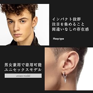 Amazon | [Puente] スパイク ピアス ステンレス 金属アレルギー対応